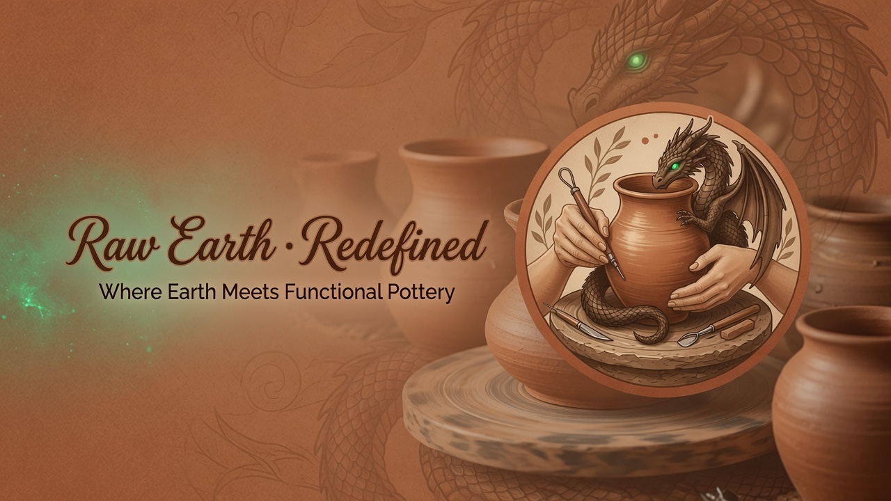 Raw Earth Redefined — Where Earth Meets Functional Pottery